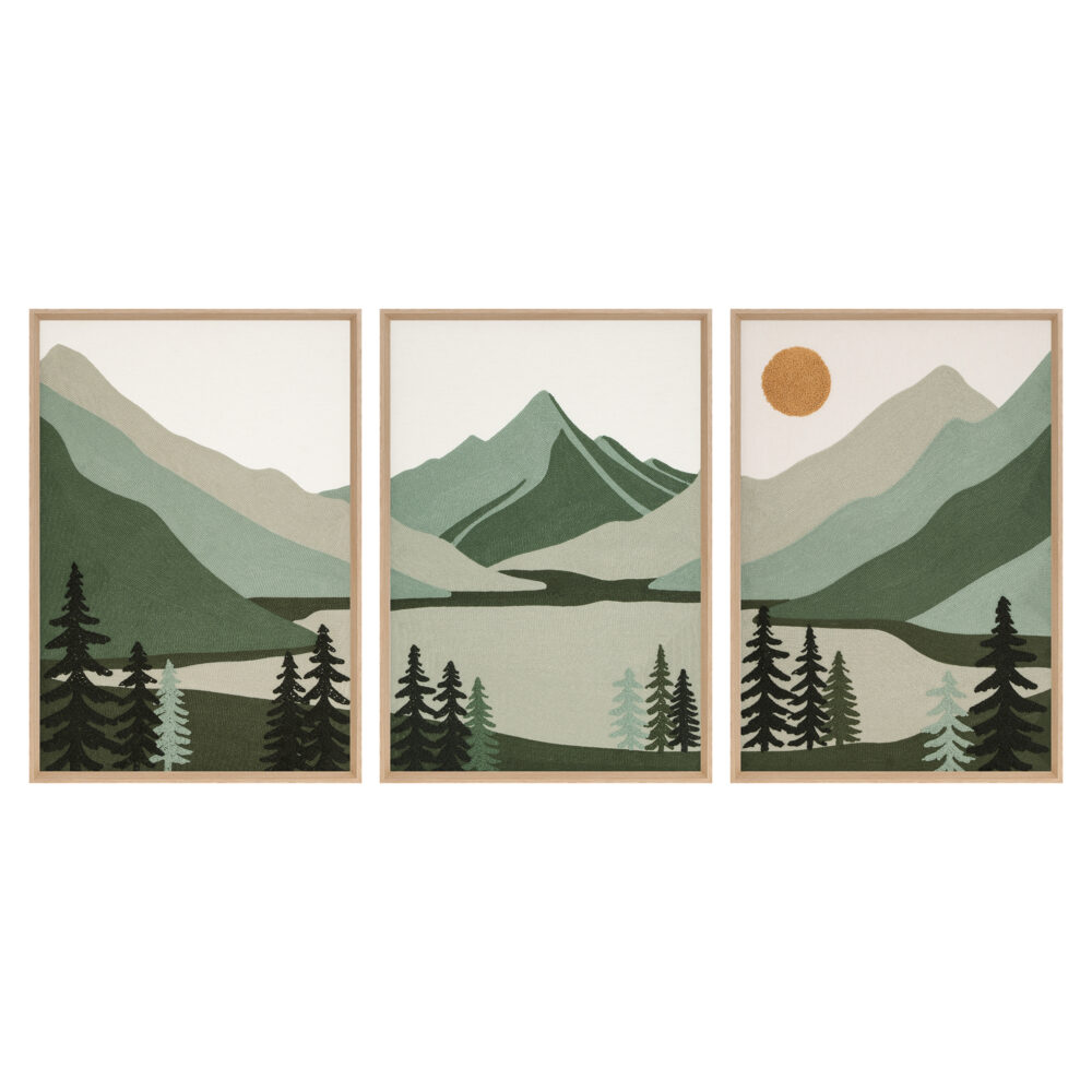 Yosemite in Jade Threads