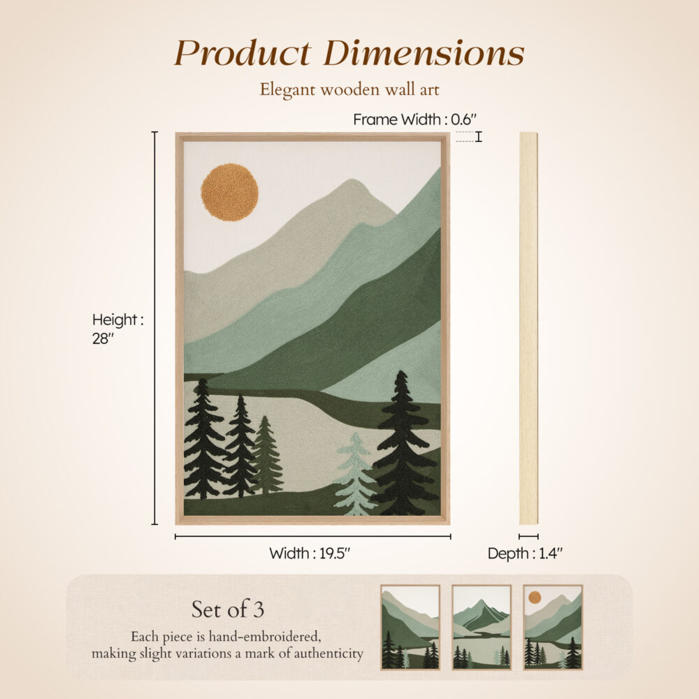 Yosemite in Jade Threads